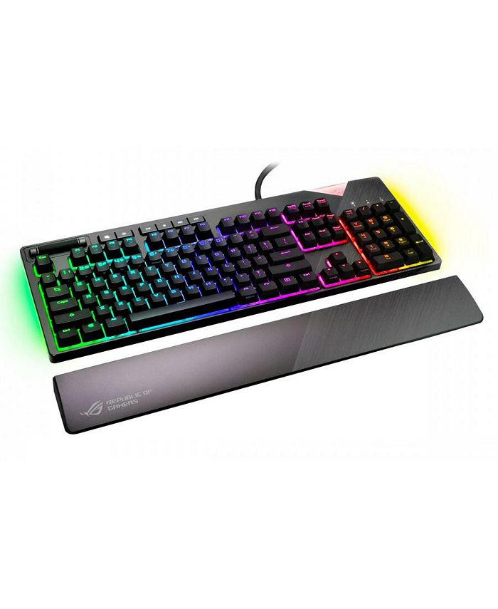  Buy ASUS ROG Strix Flare (Cherry MX Red) Aura Sync RGB  Mechanical Gaming Keyboard with Switches, Customizable Badge, USB Pass  Through and