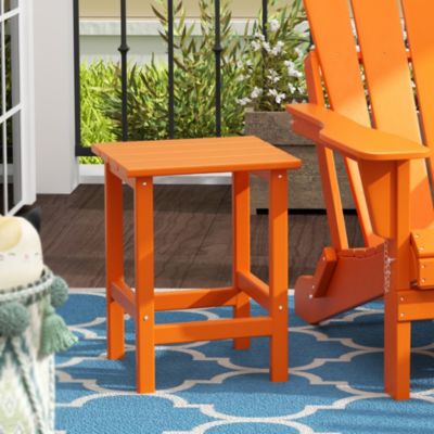 All-Weather Outdoor Patio Poly Adirondack Side Table