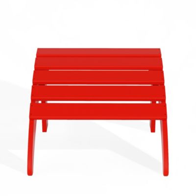 All-Weather Outdoor Patio Poly Adirondack Ottoman Footrest