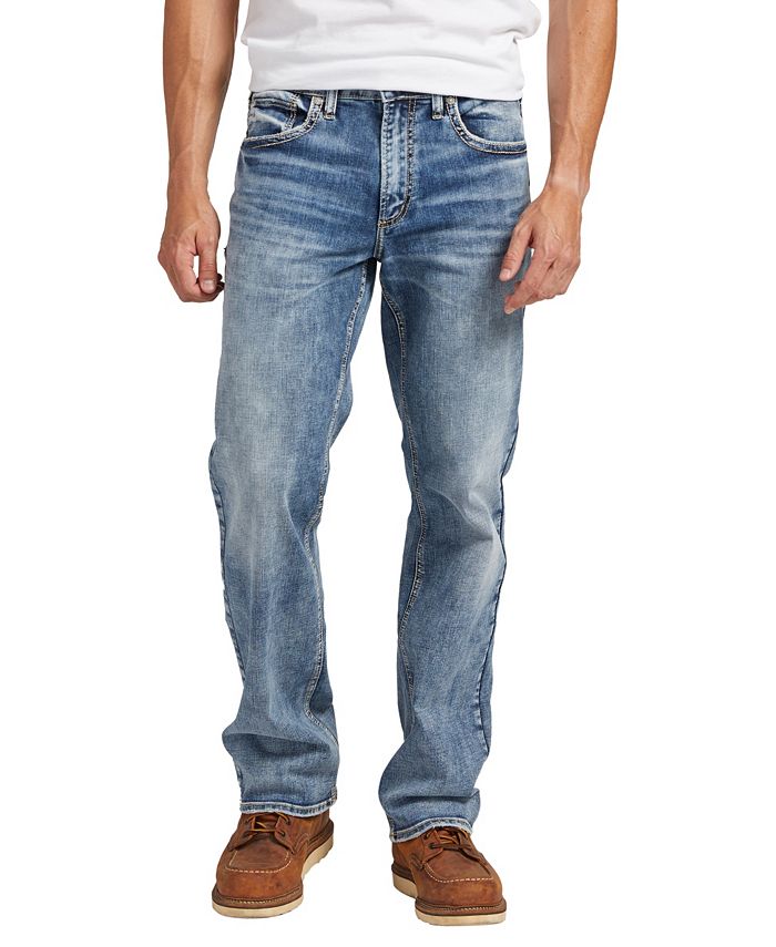 Silver Jeans Co. Men's Zac Relaxed Fit Straight Leg Jeans & Reviews - Jeans  - Men - Macy's