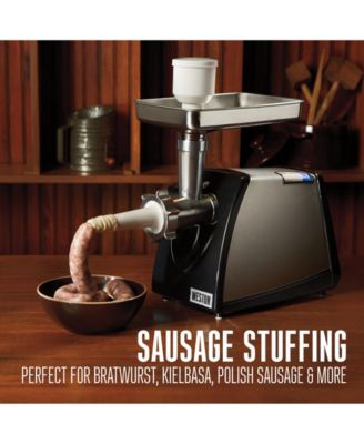 8 Electric Meat Grinder & Sausage Stuffer - 33-0801-W