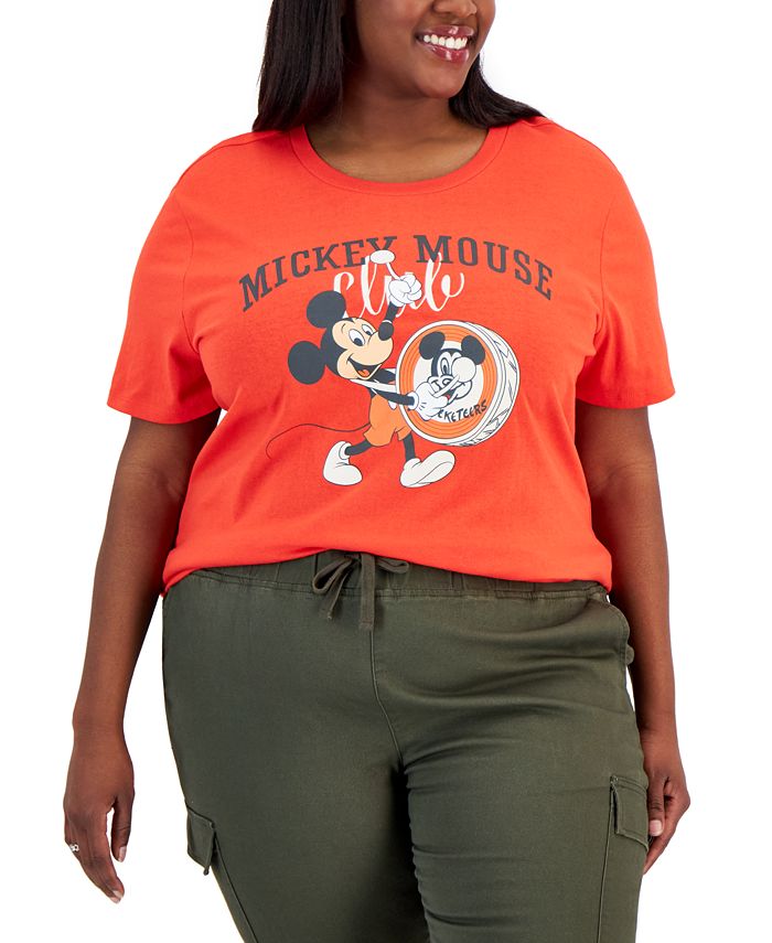 Trendy Plus Crewneck Mickey Mouse Club T-Shirt - Macy's