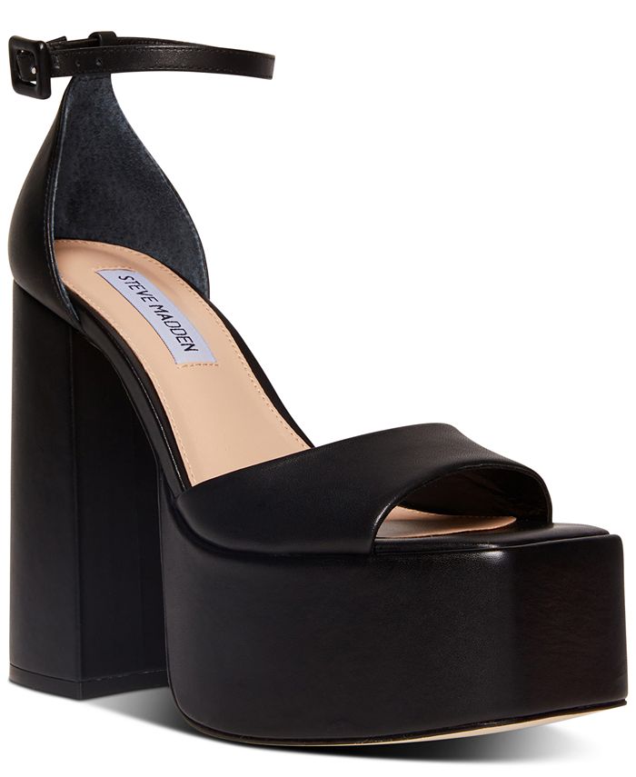 Estar confundido Carretilla Salida Steve Madden Women's Kassiani Ankle-Strap Platform Dress Sandals - Macy's