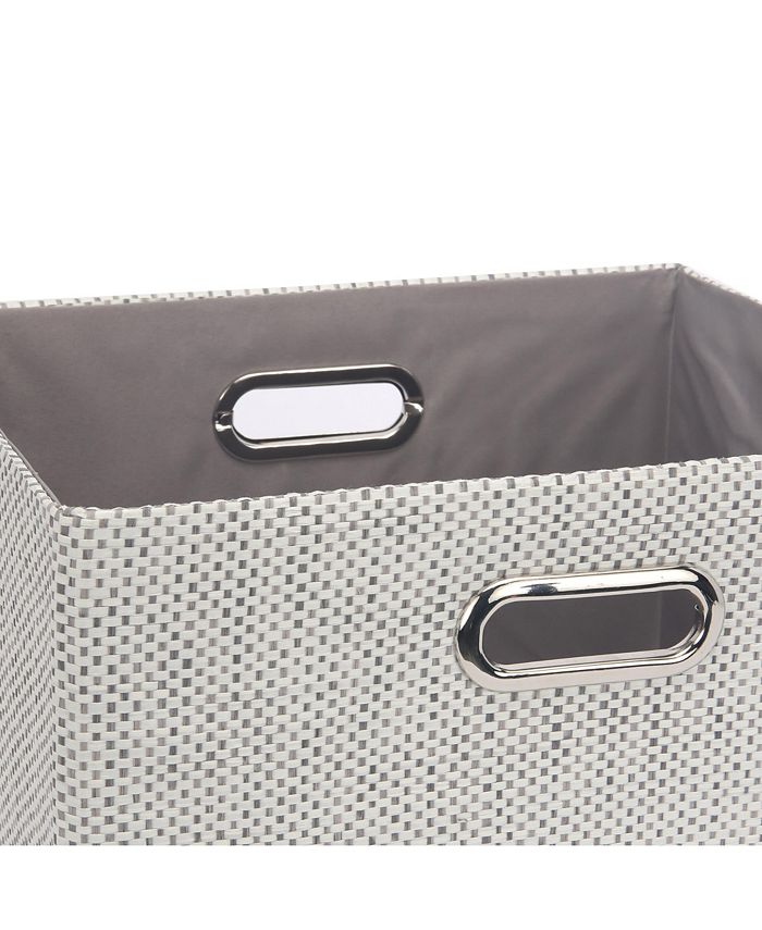 Lambs & Ivy Lambs Ivy Gray Foldable/Collapsible Storage Bin/Basket
