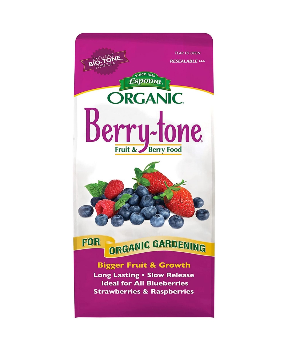 Organic All-Natural Plant Food Berry-Tone, 4lb - Brown