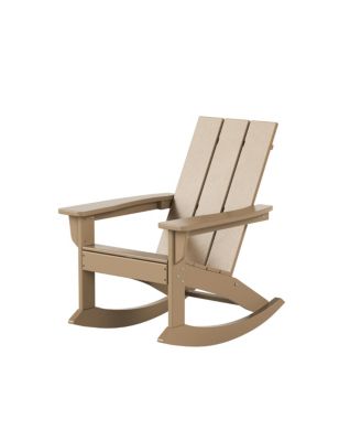 Modern Adirondack Outdoor Rocking Chair