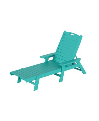 Adirondack Outdoor Chaise Lounge for Patio Garden Poolside