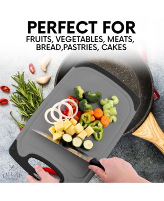 3 Piece Set Non-Slip Kitchen Cutting Boards with Juice Groove – Cutting Board Set