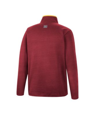 Men's Cardinal Iowa State Cyclones Rebound Quarter-Snap Jacket