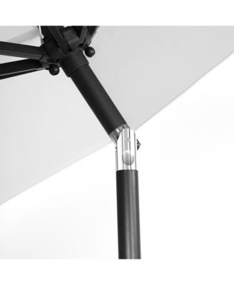 9 ft. Patio Solar Power LED lights Market Umbrella