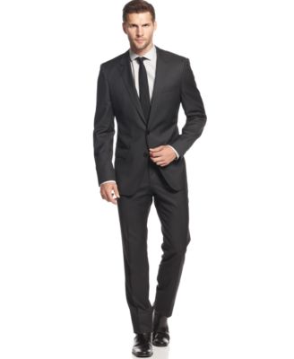 hugo boss fitted suit