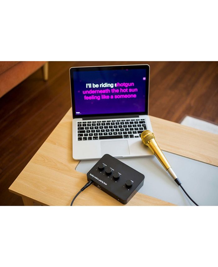 Lucky Voice Karaoke Kit Gold Macy's