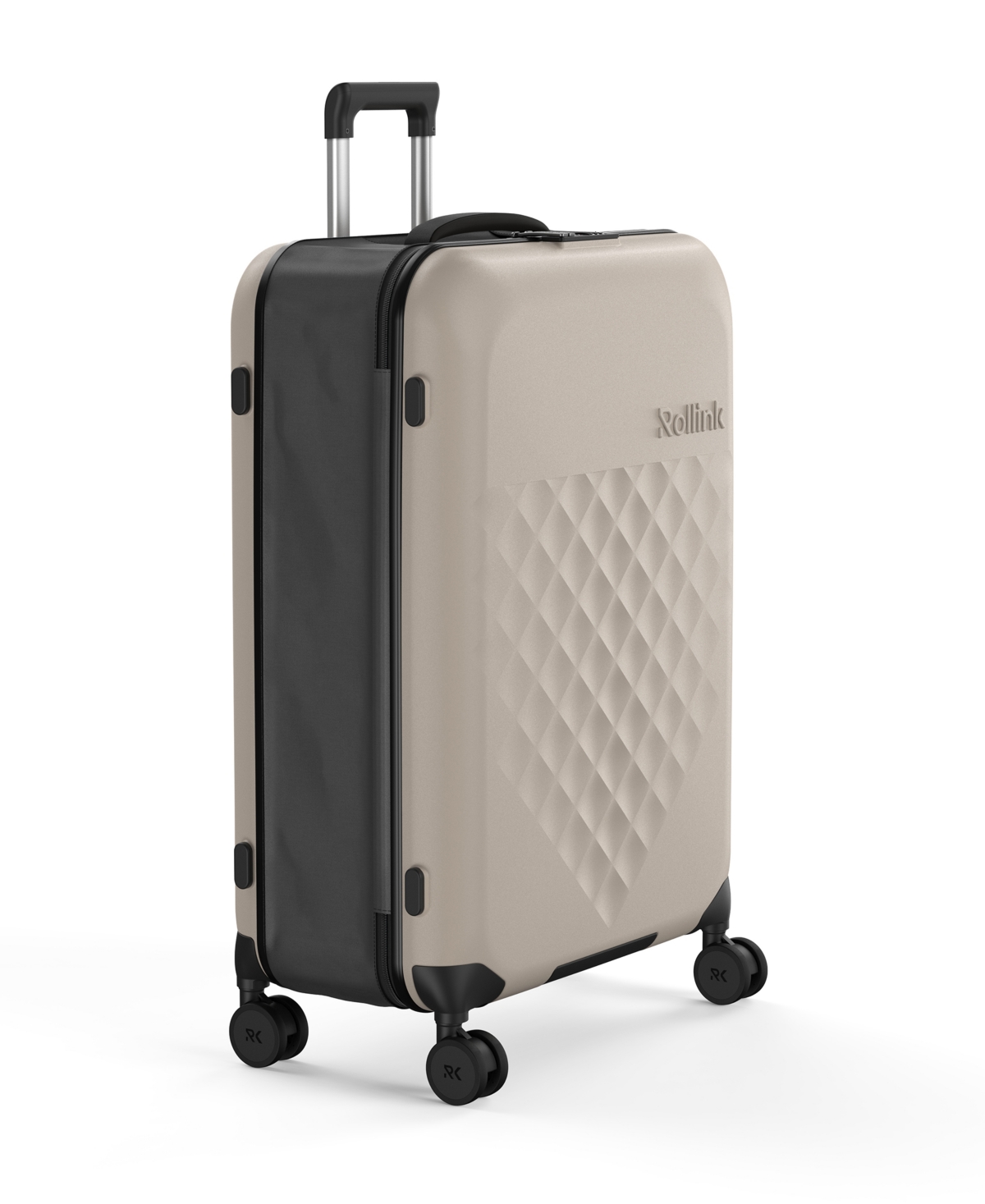 Shop Rollink Flex 360 Large 29" Check-in Spinner Suitcase In Medium Beige