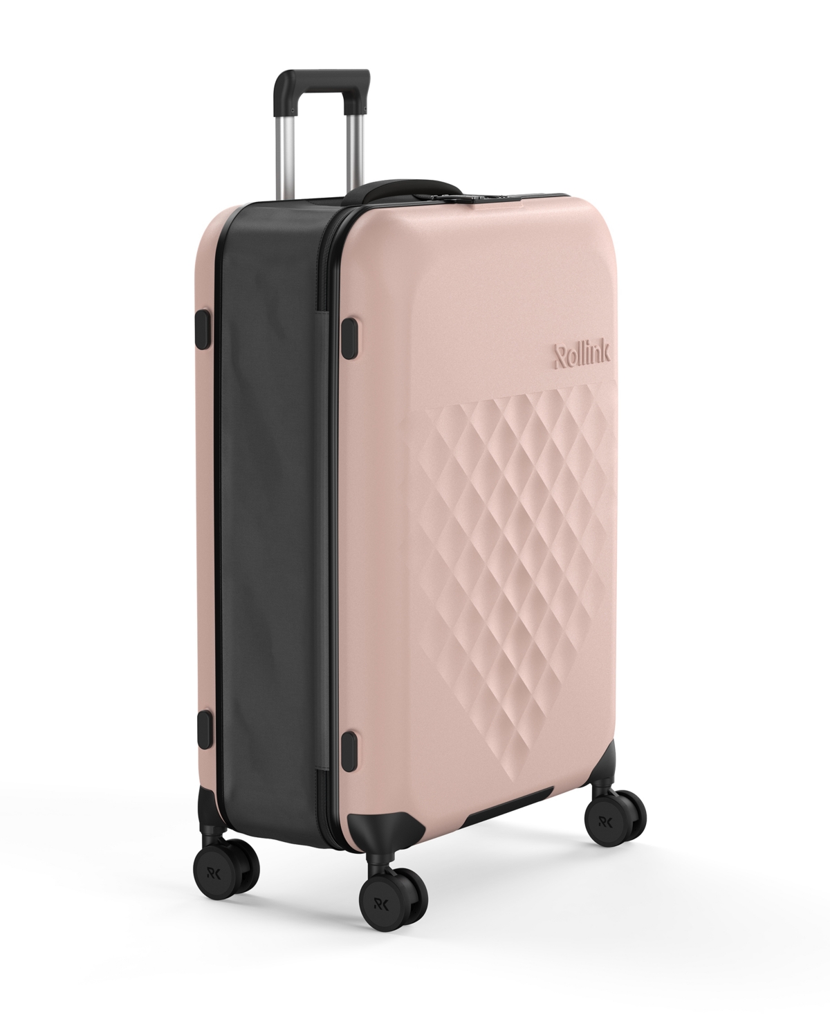 Rollink Flex 360 Large 29" Check-in Spinner Suitcase In Pastel Pink