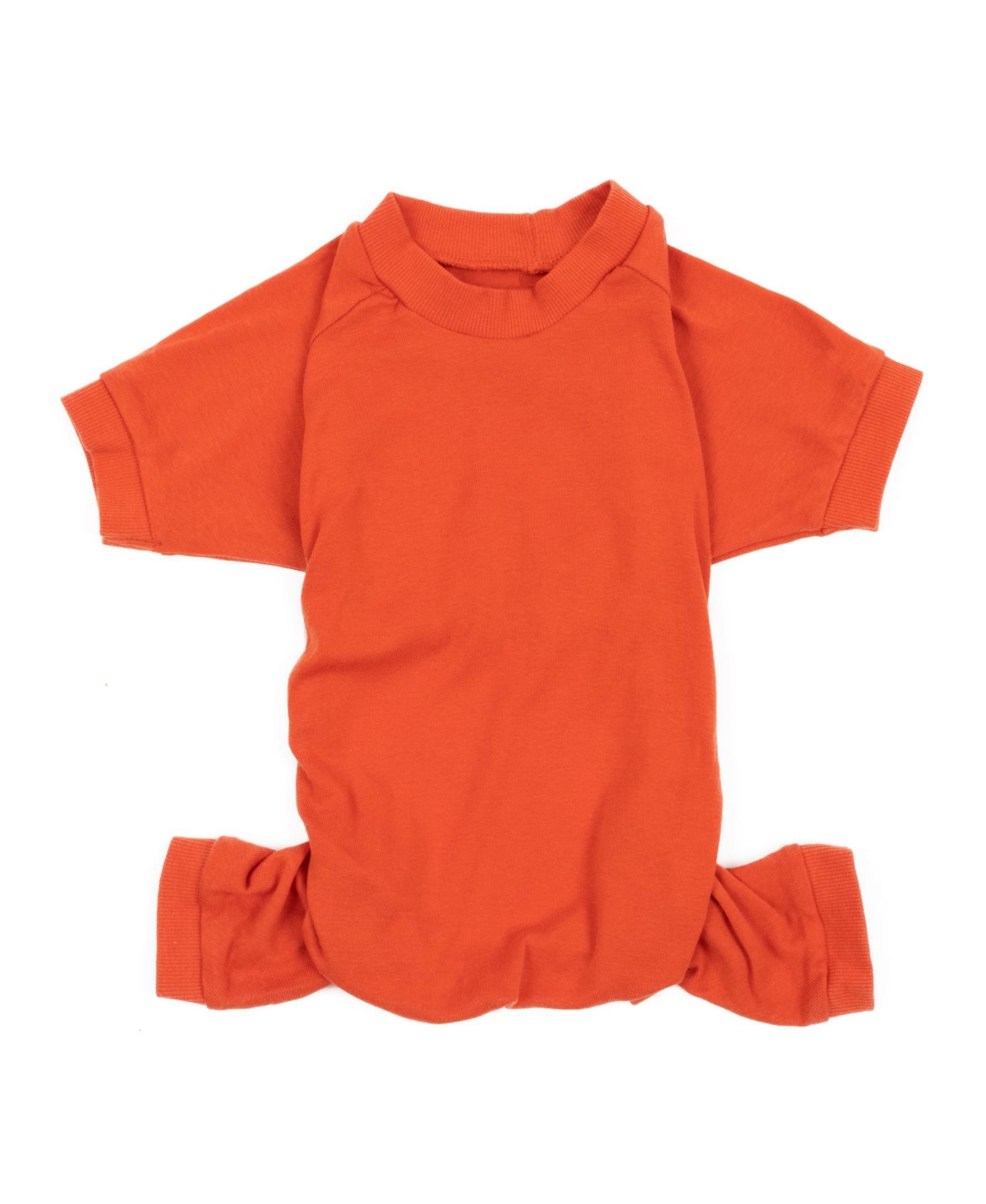 Leveret Dog Cotton Pajama Solid Orange
