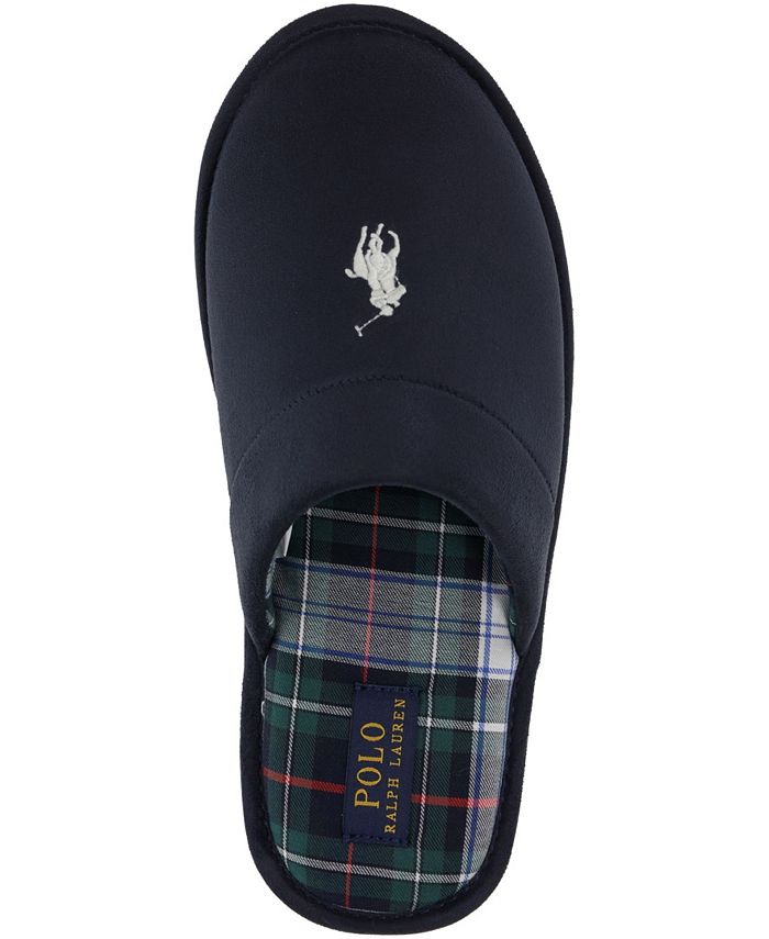 Polo Ralph Lauren Men's Klarence Plaid Scuff Slipper Macy's