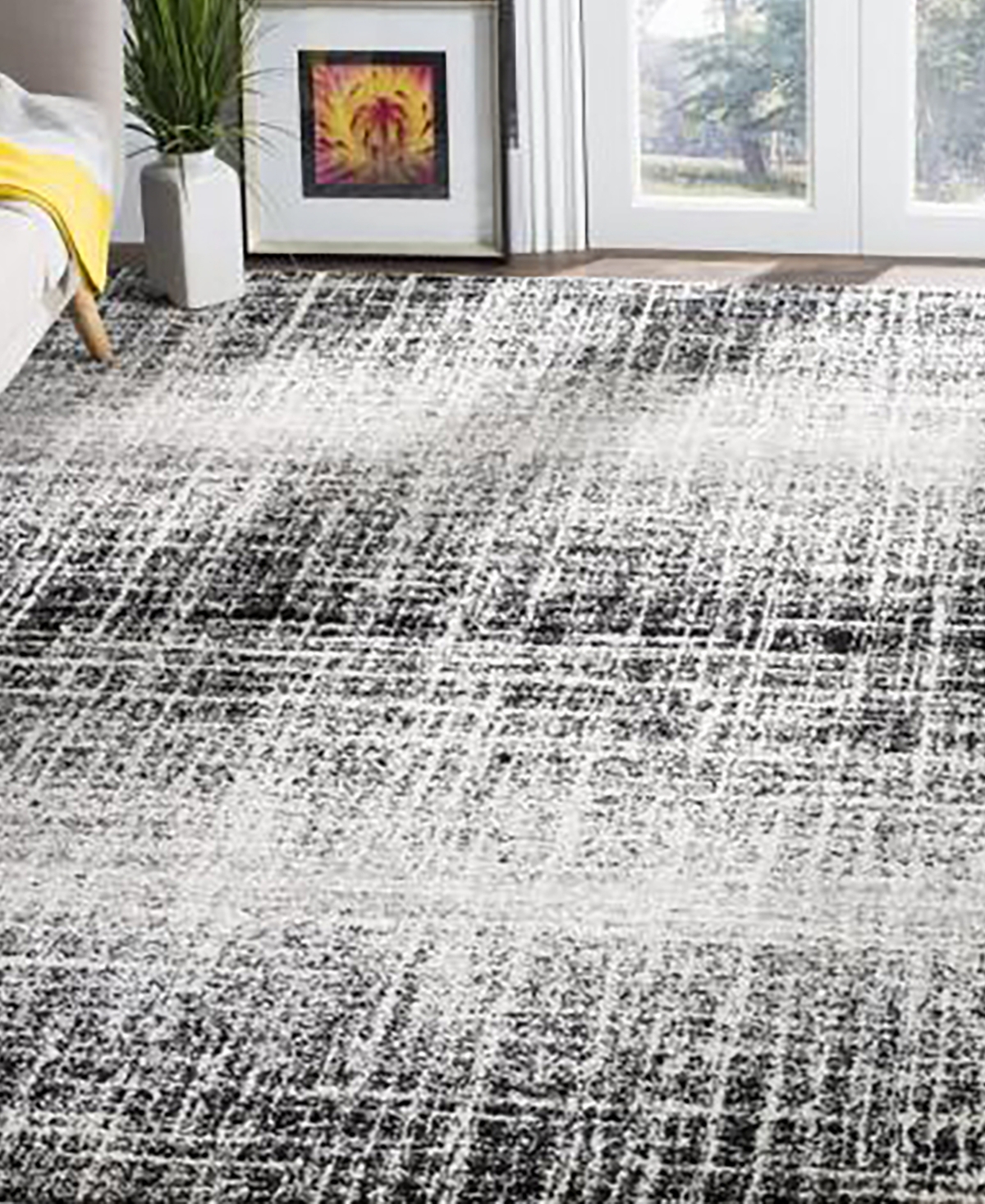 Safavieh Adirondack 116and Black Area Rug - Ivory