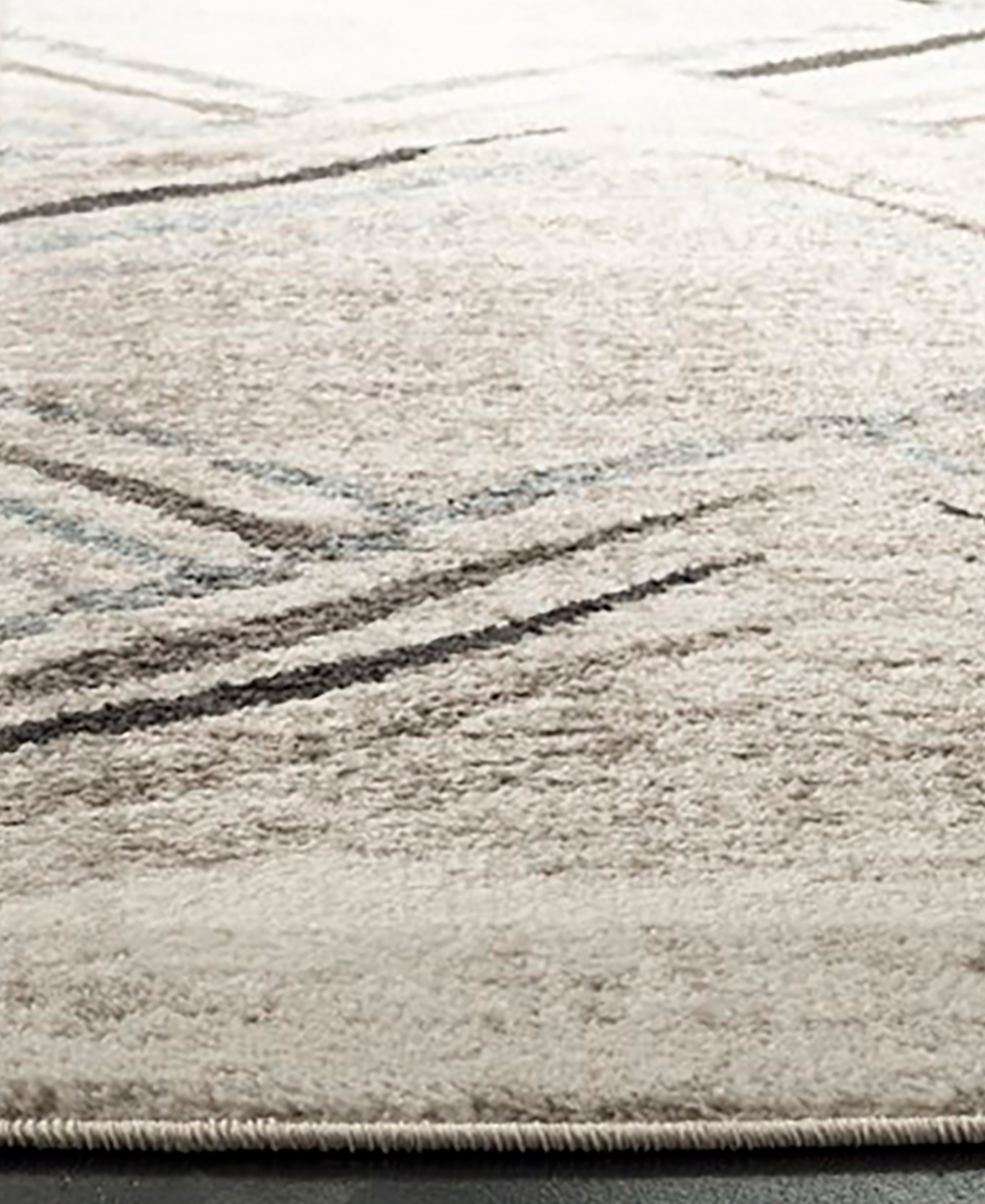 Safavieh Amsterdamand Charcoal x Outdoor Area Rug - Cream