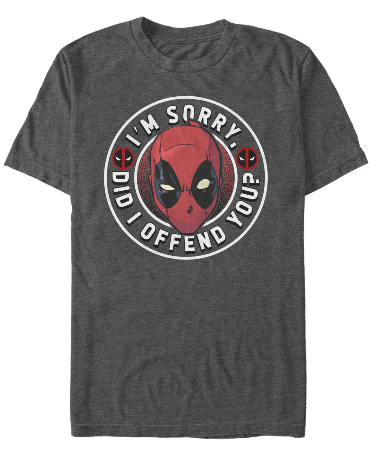 Мужская футболка Fifth Sun Sorry Not Sorry Short Sleeve, цвет: Угольный меланжевый — фото 1