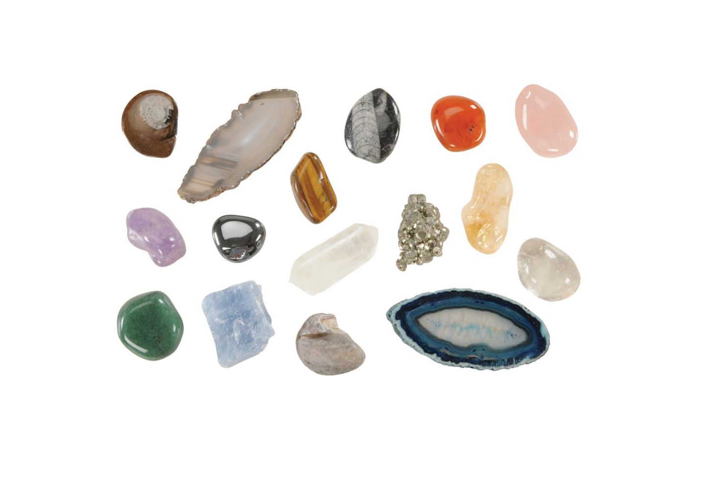 Детская игрушка Kaplan Early Learning Company Let's See Nature Collection with Fossils, Rocks, Mineral and More — фото 1