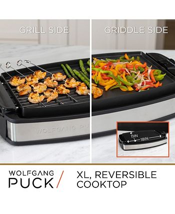 Wolfgang Puck XL Reversible Grill Griddle Oversized Removable