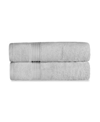 Solid Quick Drying 100% Egyptian Cotton 2-Pc Bath Sheet Set
