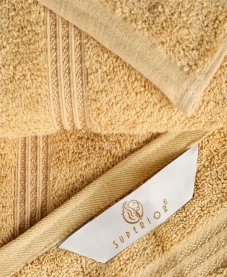 Solid Quick Drying Egyptian Cotton 3-Piece Bath Towel Set