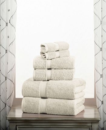 SUPERIOR Luxury Cotton Bath Towel Set - 6-Piece Towel Set, Premium Egyptian  Cotton Towels, Gold Gold 6PC Set