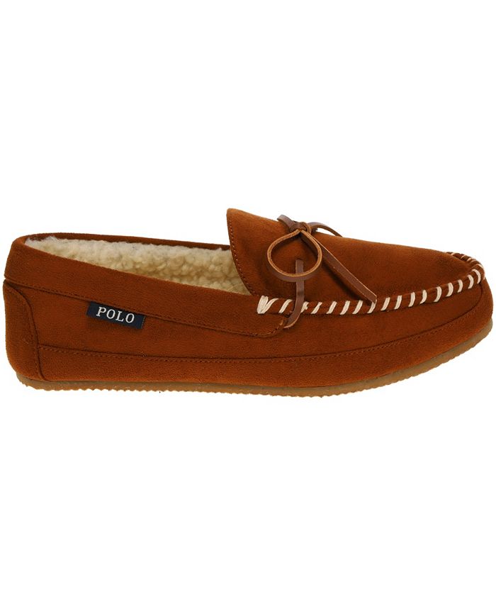 polo moccasin slippers