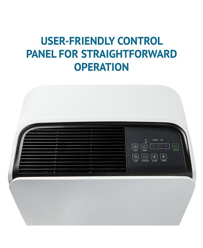 Ivation 95 Pint Dehumidifier with Pump Hose Connector, 6,000 Sq Ft Macy's