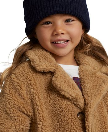 Polo Ralph Lauren Little and Toddler Girls Teddy Fleece Long Sleeves Coat -  Macy's