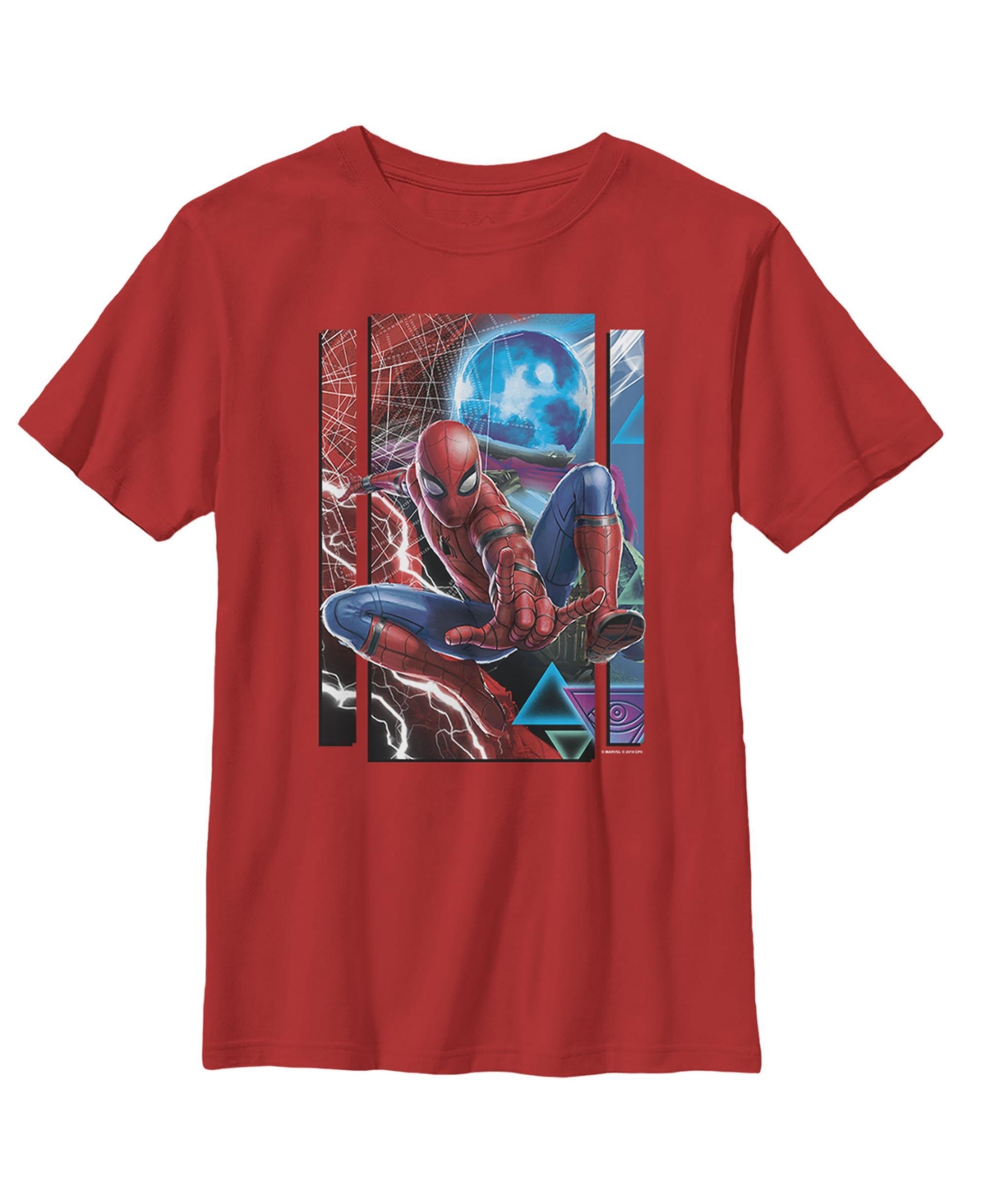 Boy's Marvel Spider-Man: Far From Home Battle Buds Child T-Shirt - Red