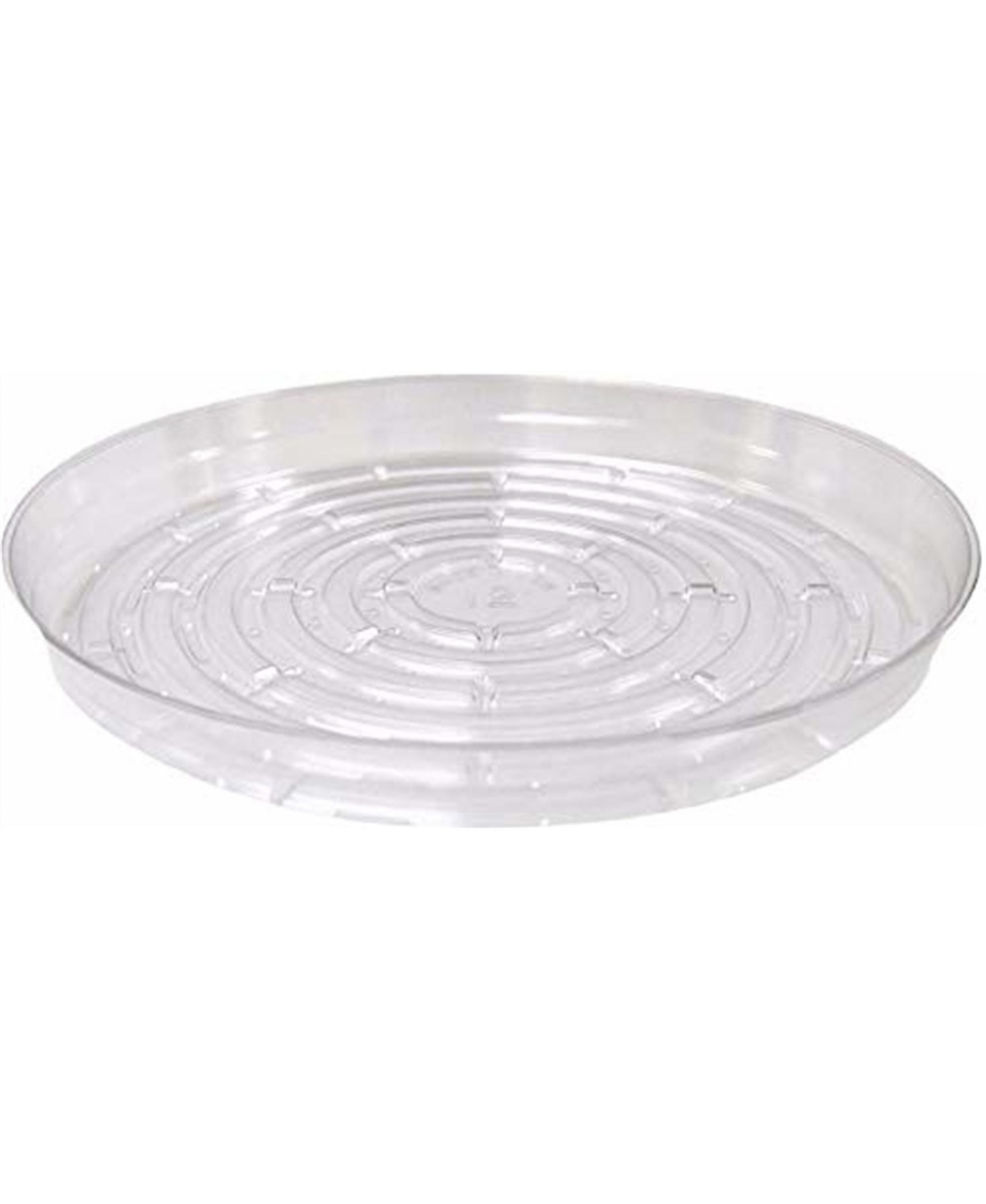 Curtis Wagner CW1200N Round Clear Vinyl 12 Plant Saucer, Pack of one - Clear