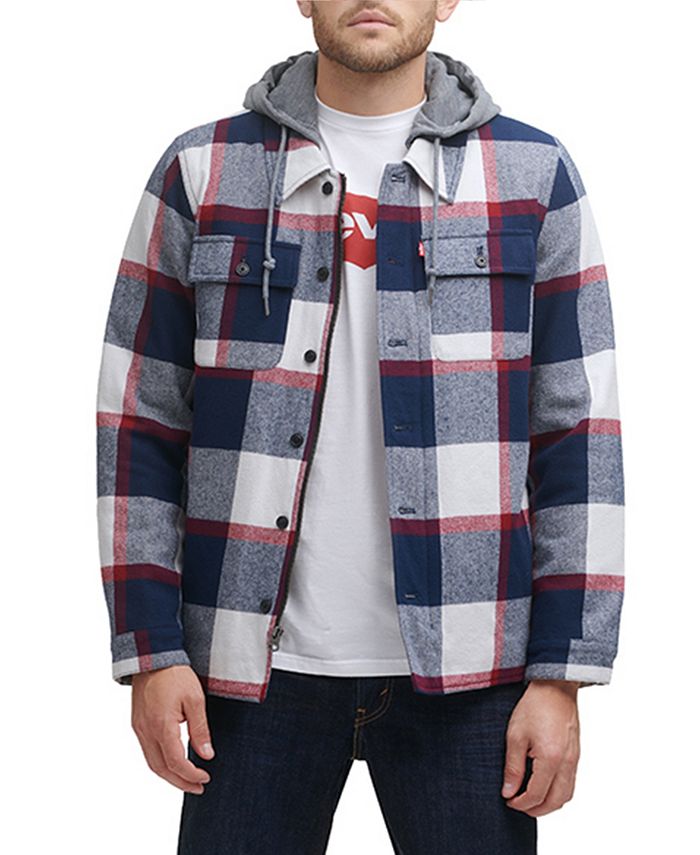 Top 41+ imagen levi’s flannel jacket mens