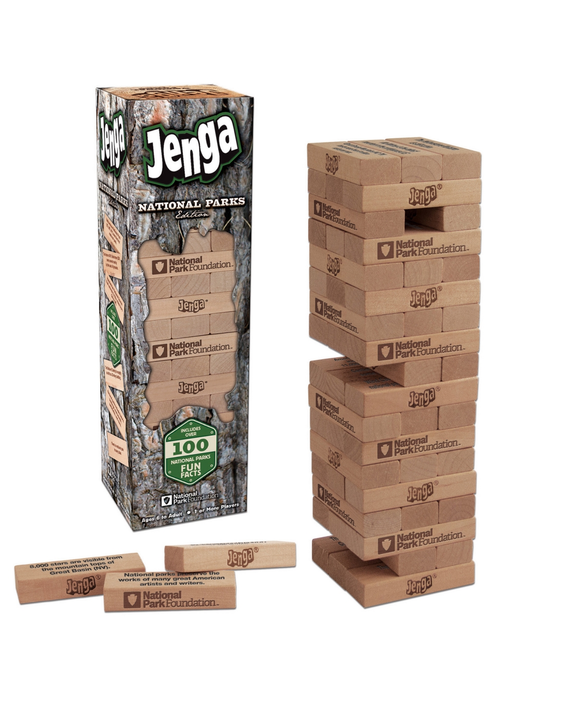 Usaopoly Kids' Jenga National Parks Edition Game In Multi