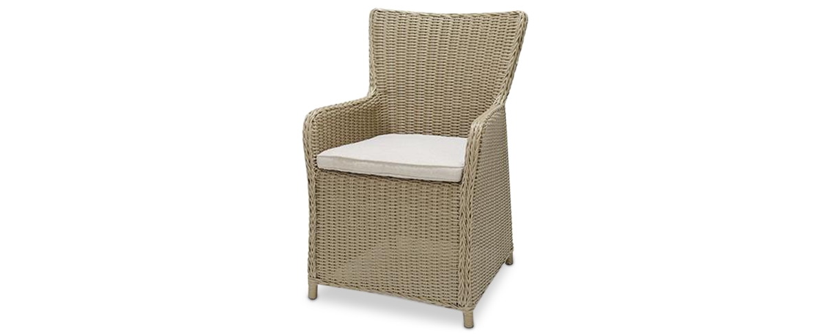 Furniture Longstock Outdoor Dining Chair, Created For Macy's In Natural
