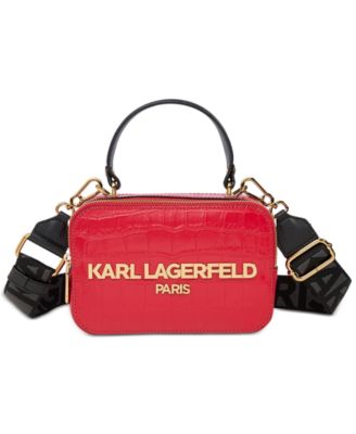 KARL LAGERFELD PARIS - Simone Camera Leather Crossbody