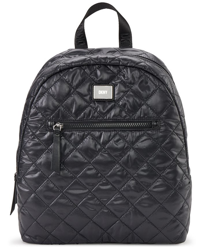 DKNY White With Black Detail Bag