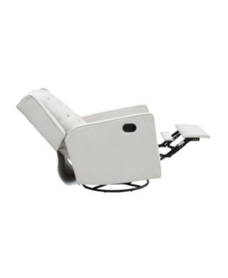 40" Polyester Ava Swivel Glider Recliner