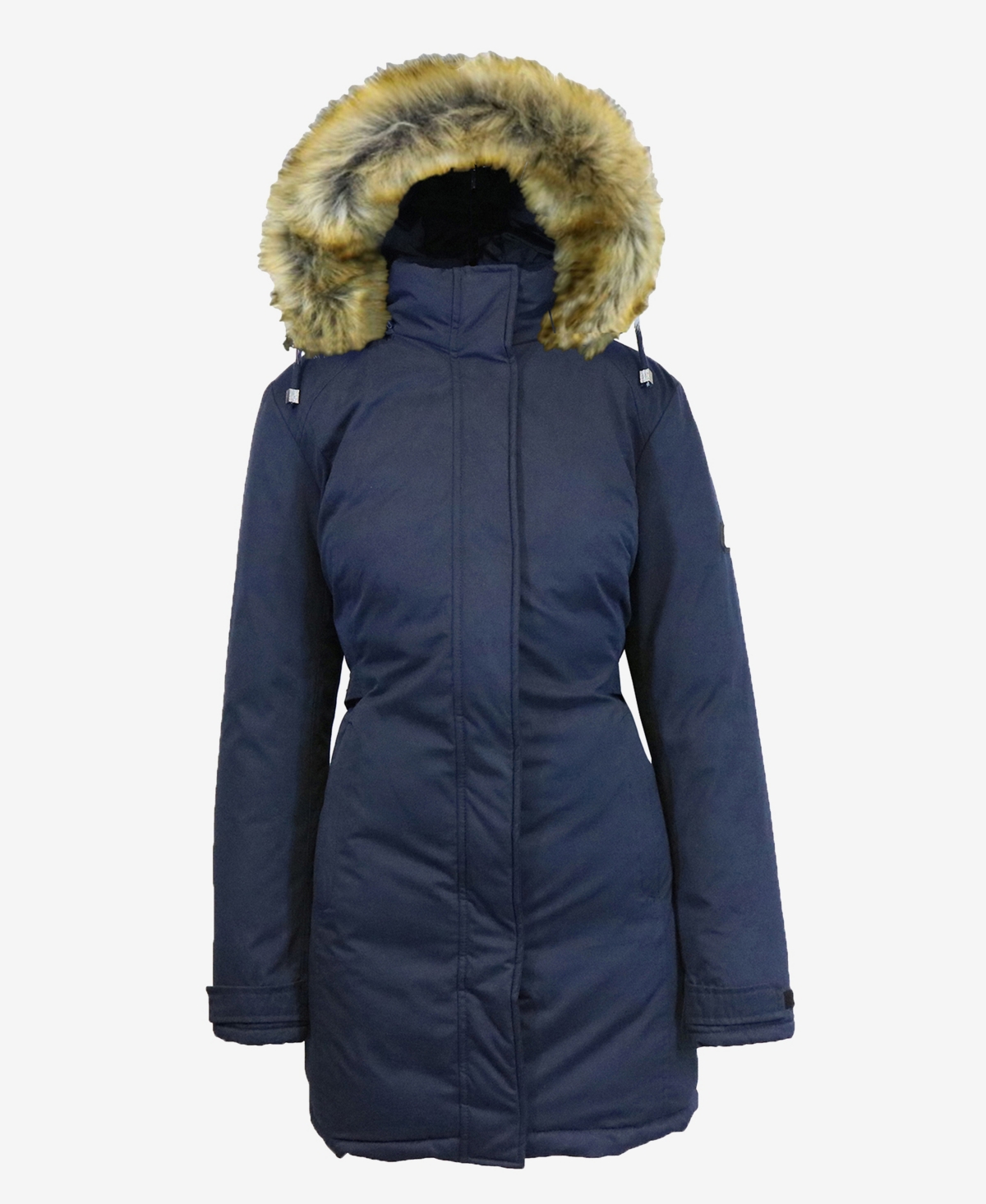 Women's heavyweight parka jacket with discount detachable hood