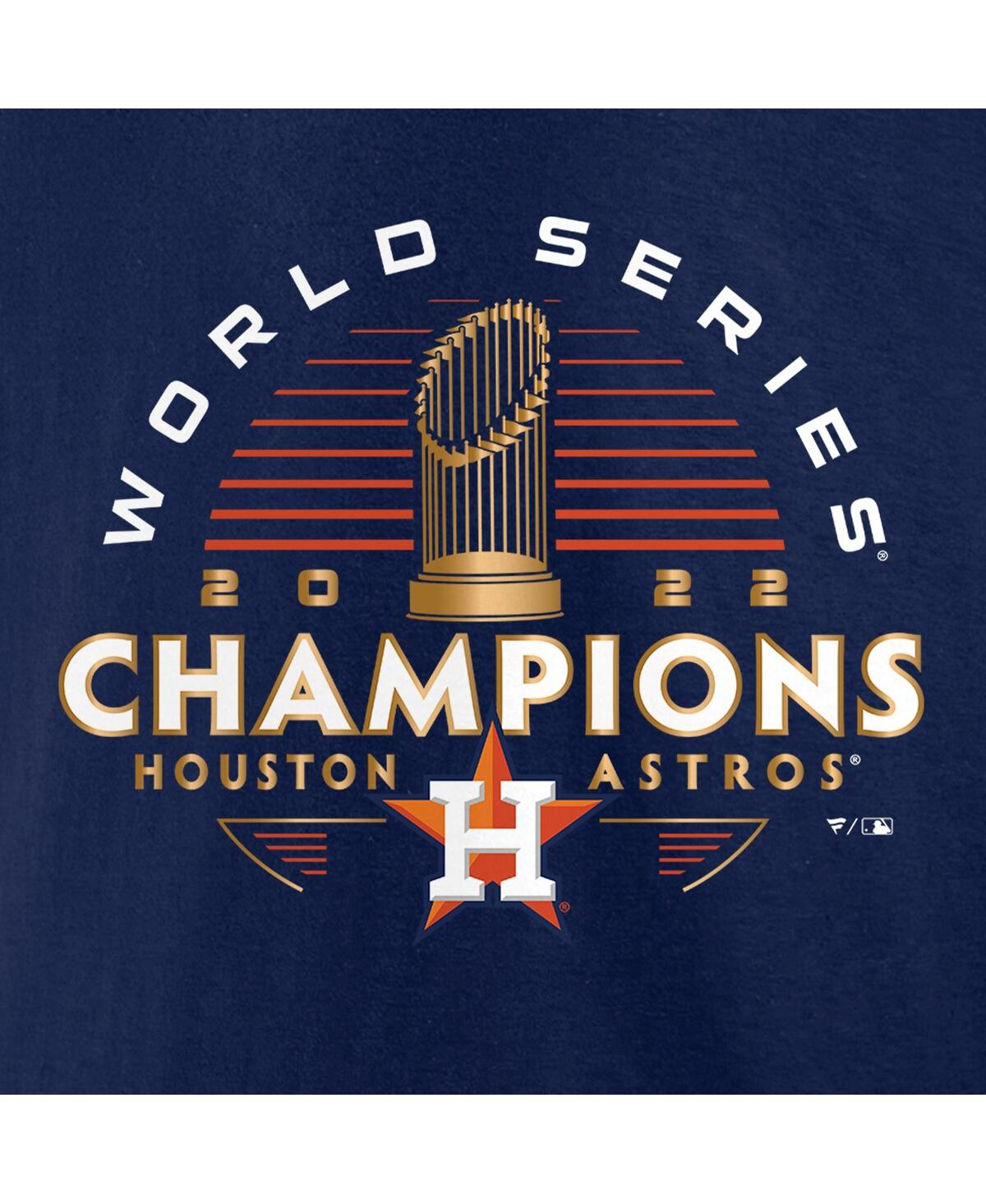 Fanatics Branded Navy Houston Astros 2022 World Series Champions Signature Roster Long Sleeve T-shir In Navy