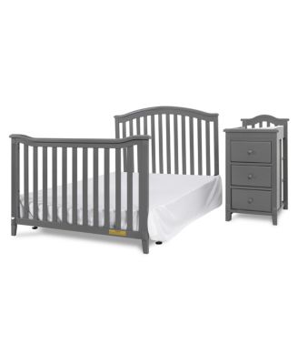 CLOSEOUT! 46" Wooden Kali II 4 in 1 Convertible Crib and Changer