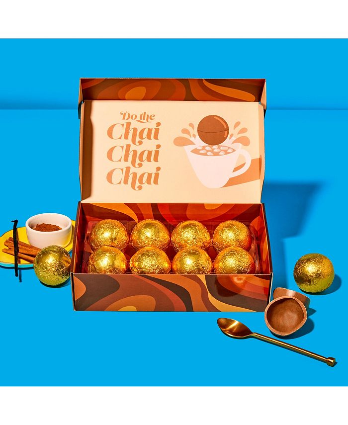 Thoughtfully BomBombs, Chai Tea Latte Bomb Gift Set, Set of 8 Macy's