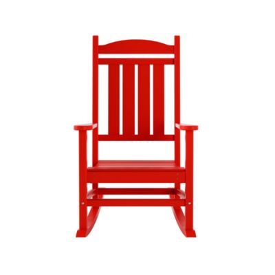 All-Weather Outdoor Patio Poly Classic Porch Rocking Chair