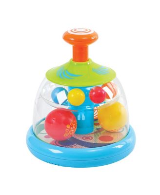 Popping and Tumbling Spinning Ball Domes