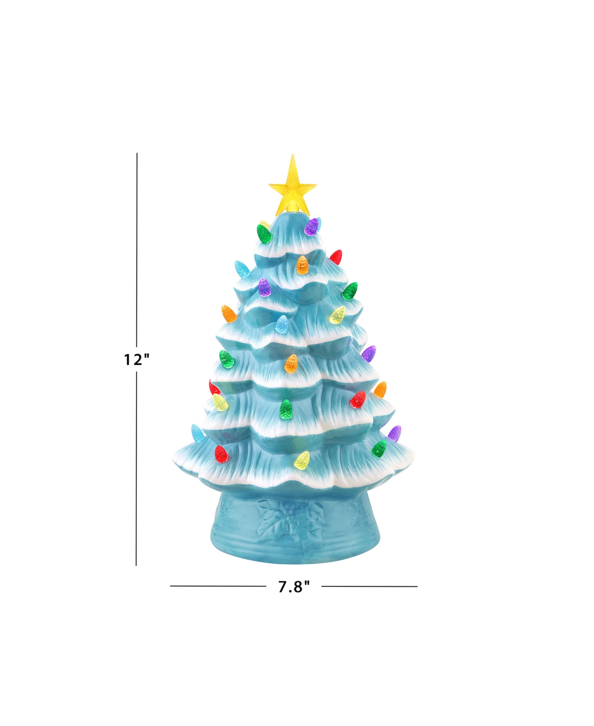 Nostalgic Christmas Tree Holiday Decor
