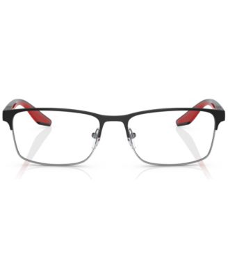Men's Rectangle Eyeglasses, PS 50PV55-O