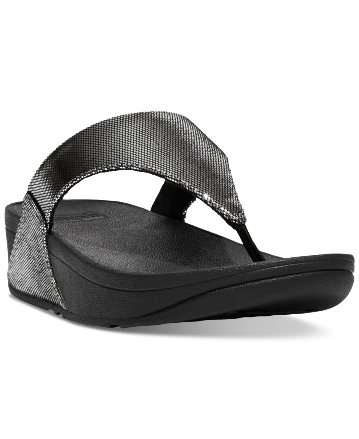 FitFlop Women's Lulu Lustra Wedge Thong Sandals Women's Shoes