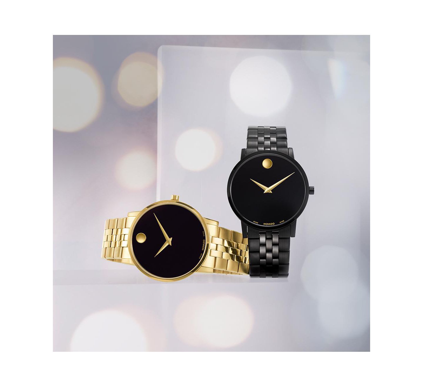 Мужские часы Movado Swiss Museum Classic Gold-Tone PVD Stainless Steel Bracelet Watch 40mm — фото 5