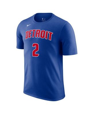Men's Cade Cunningham Blue Detroit Pistons Icon 2022/23 Name and Number Performance T-shirt